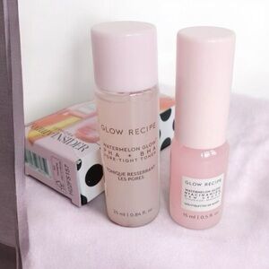 Glow Recipe Watermelon Set Toner & Dew Drops Mini's Travel Set